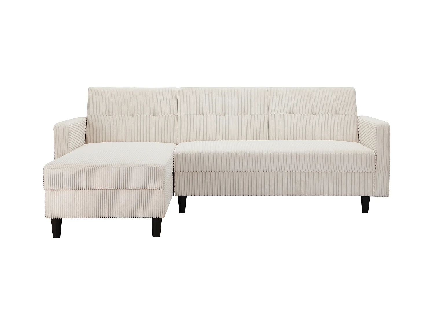 Hartford II | Slaapbank met opbergruimte in crème