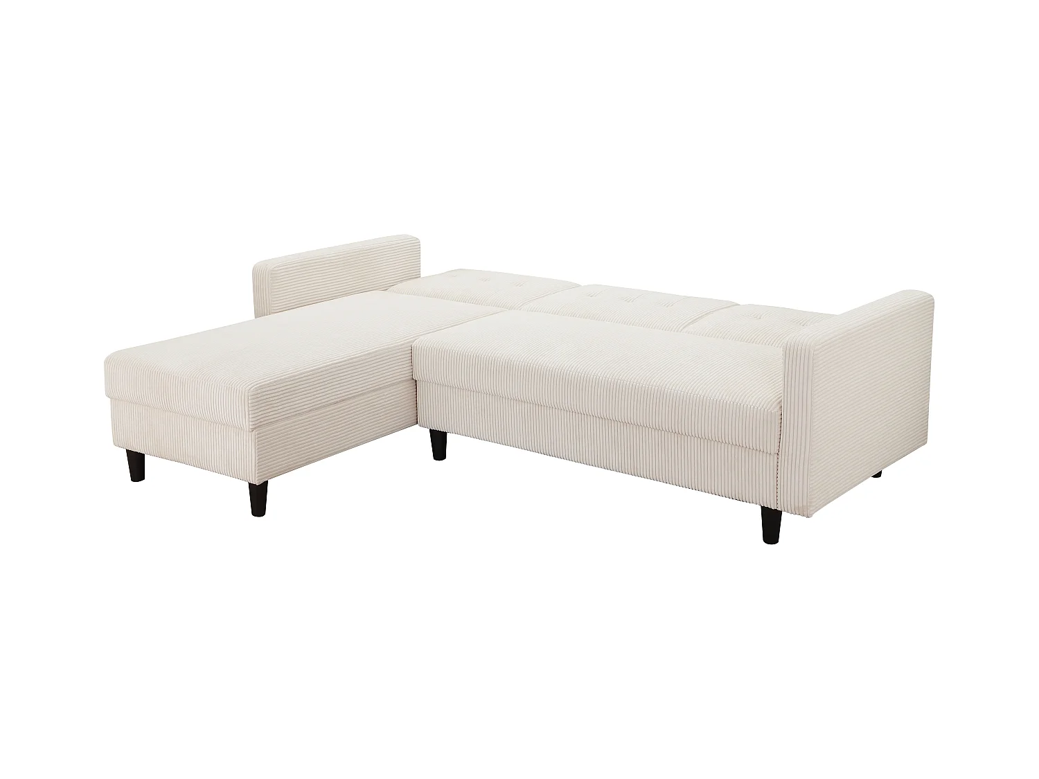 Hartford II | Slaapbank met opbergruimte in crème
