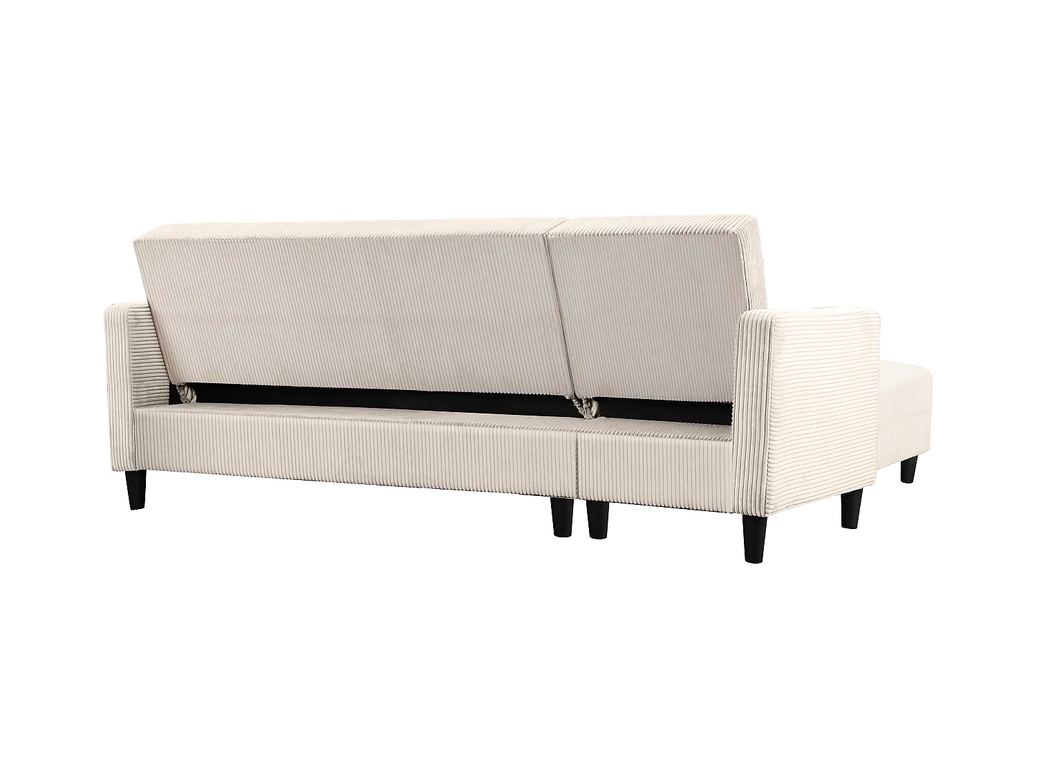 Hartford II | Slaapbank met opbergruimte in crème