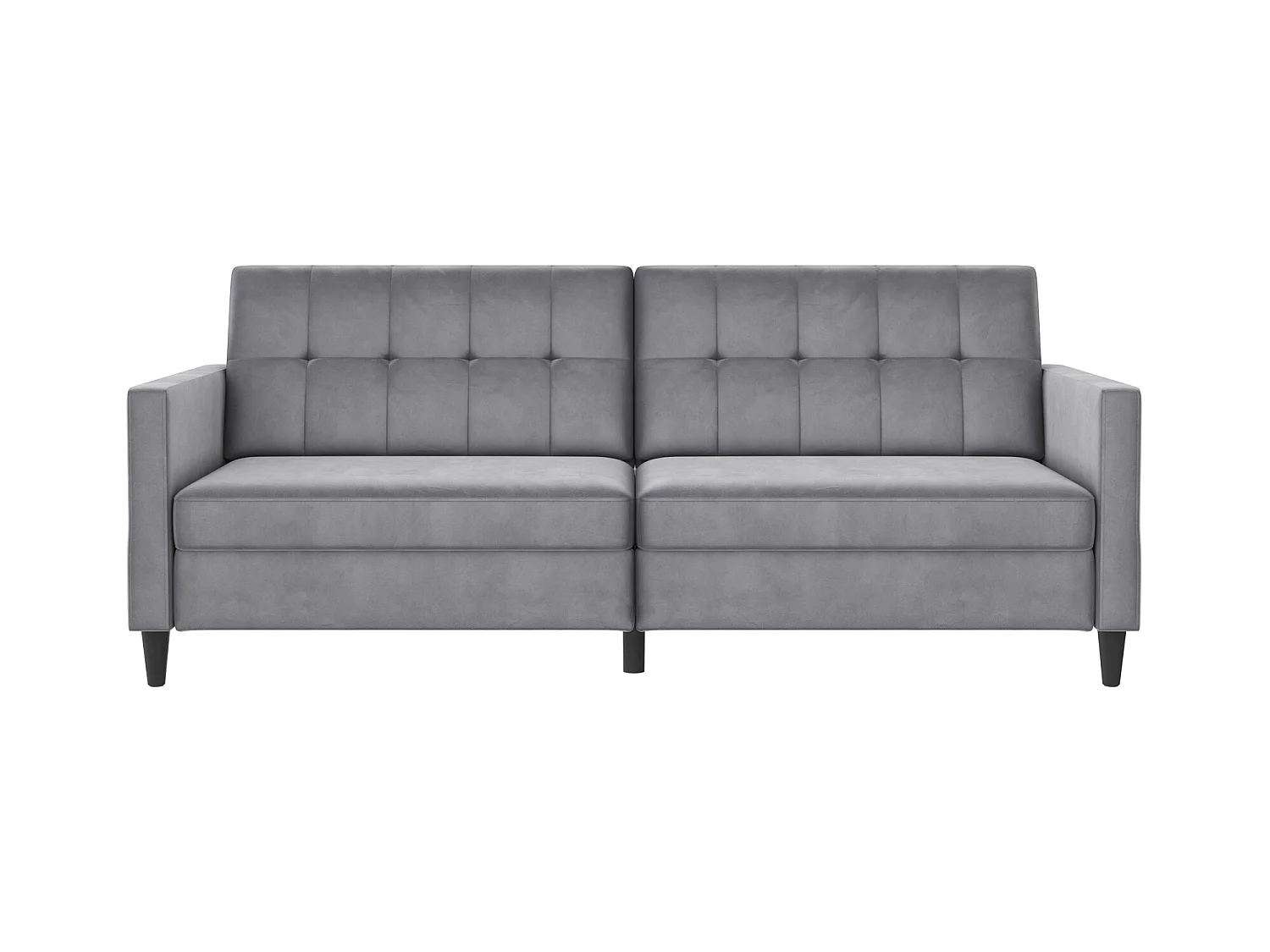 Hartford | Canapé convertible 3 places en velours gris