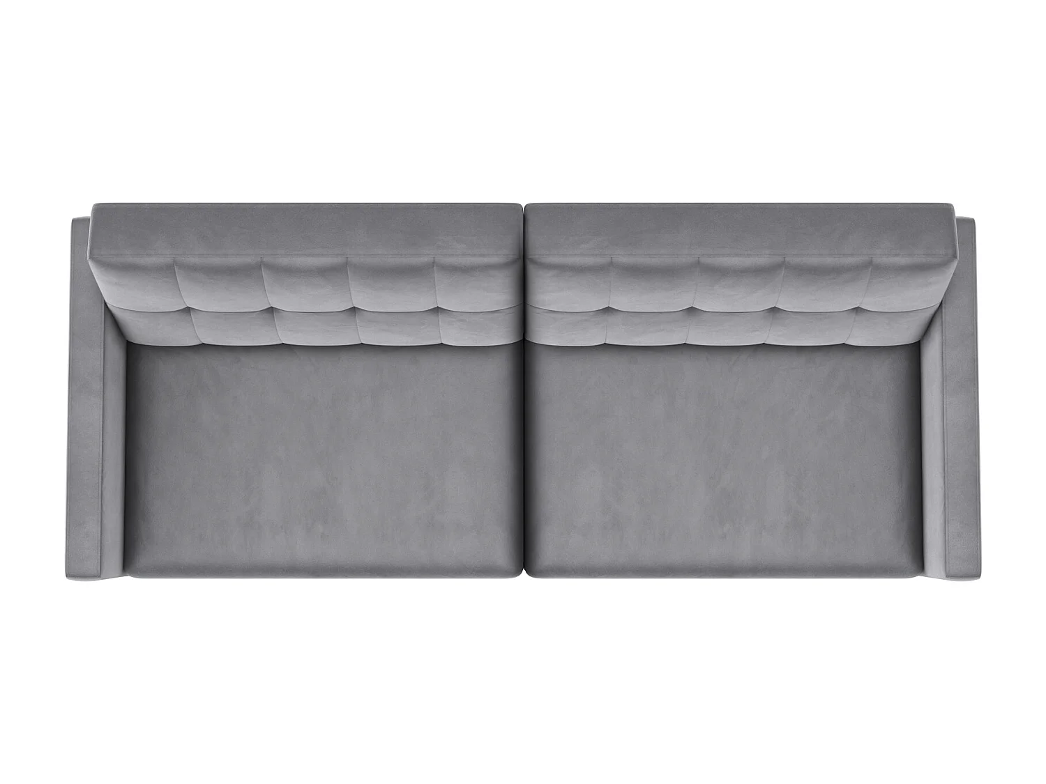 Hartford | Canapé convertible 3 places en velours gris