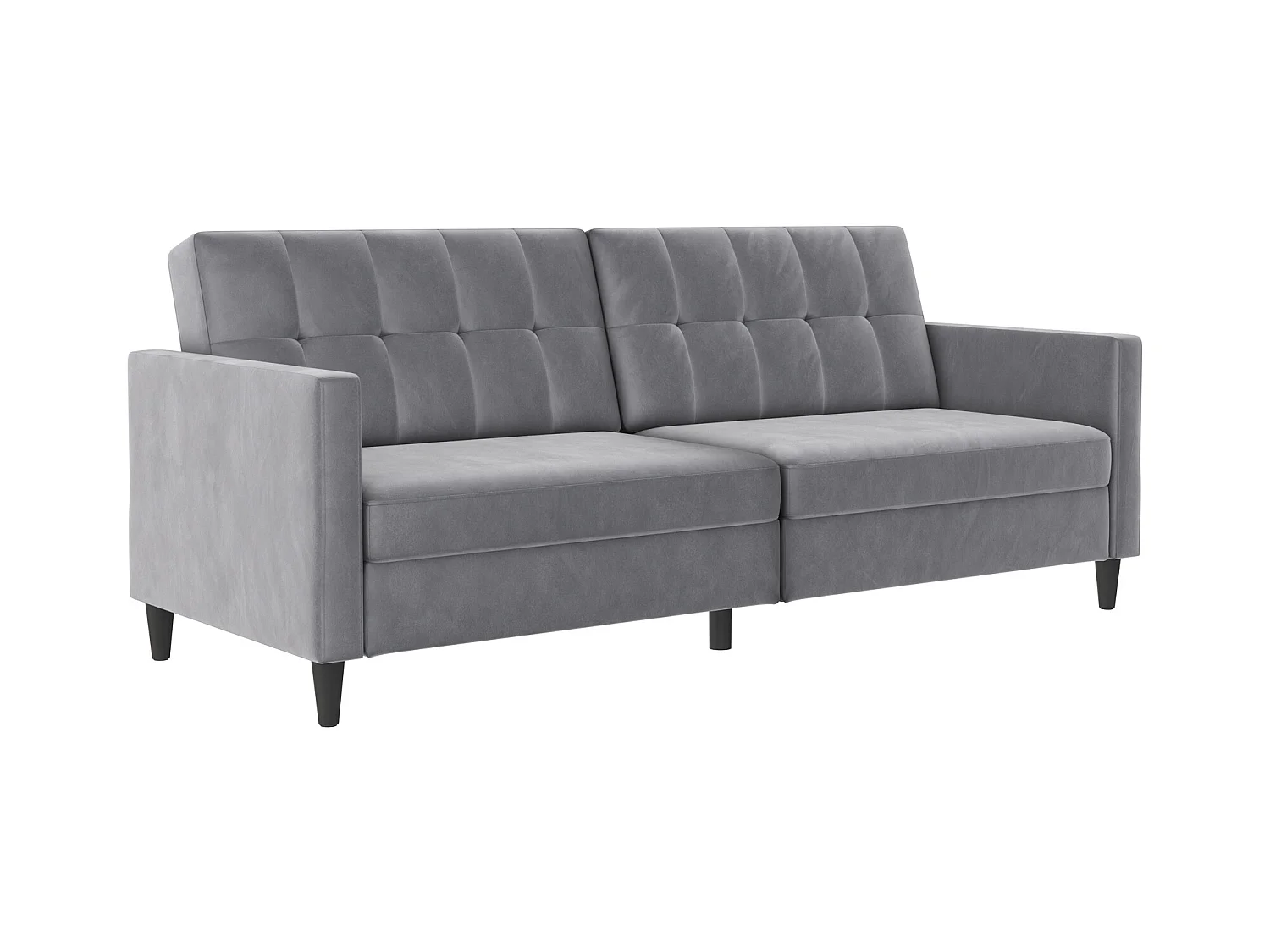 Hartford | Canapé convertible 3 places en velours gris