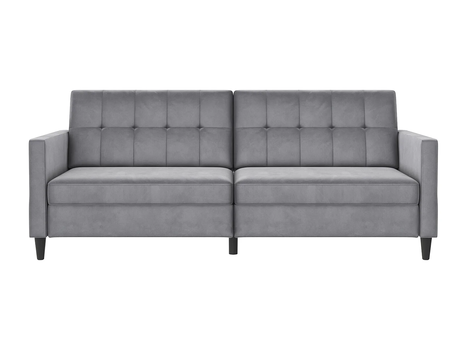 Hartford | Canapé convertible 3 places en velours gris