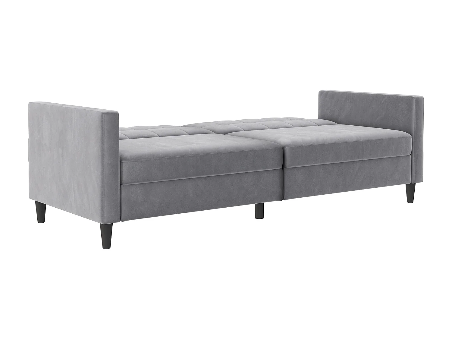 Hartford | Canapé convertible 3 places en velours gris
