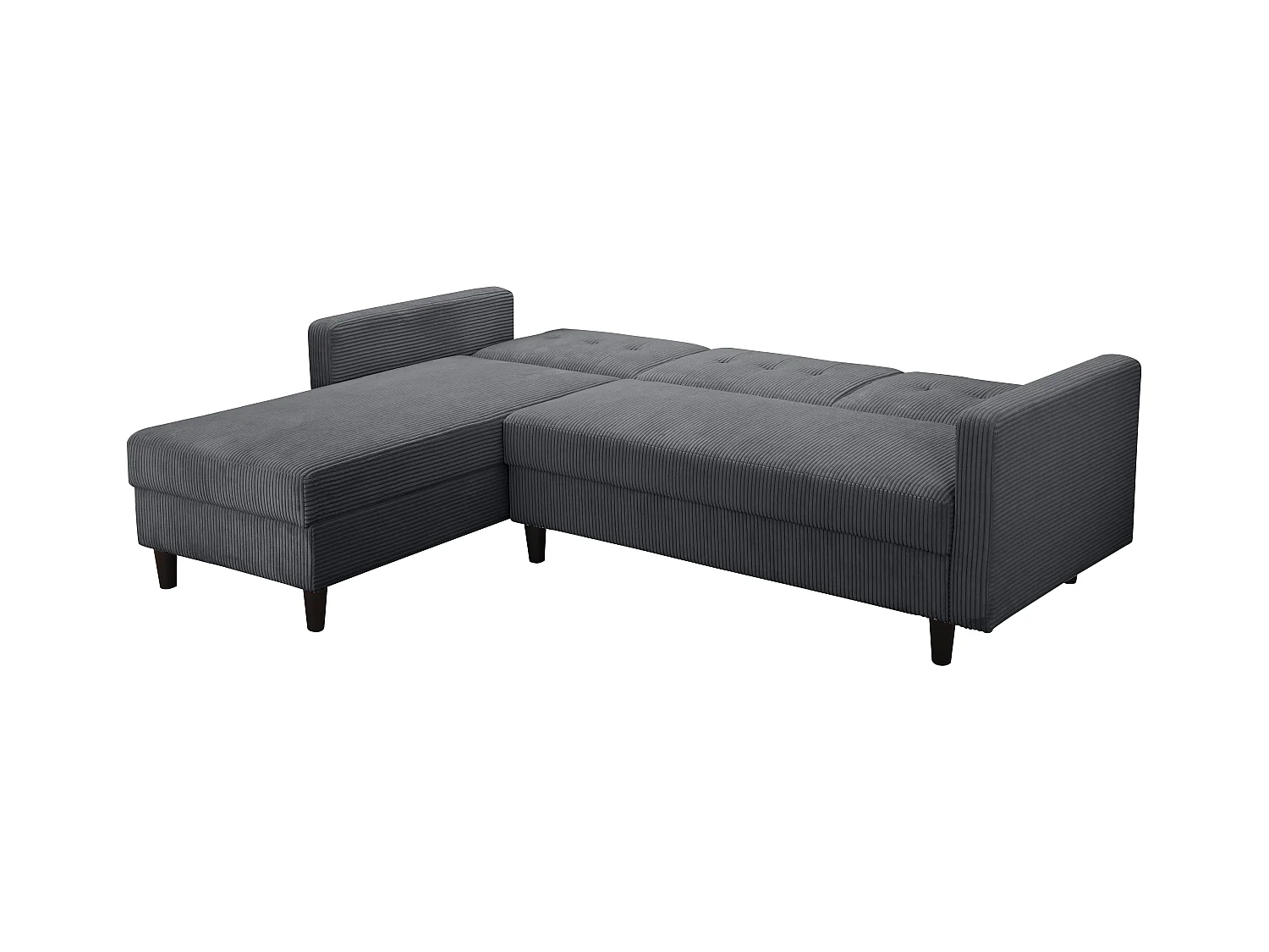 Hartford II | Slaapbank met opbergruimte in Antraciet