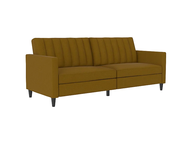 Celine | Canapé convertible 3 places en lin curry