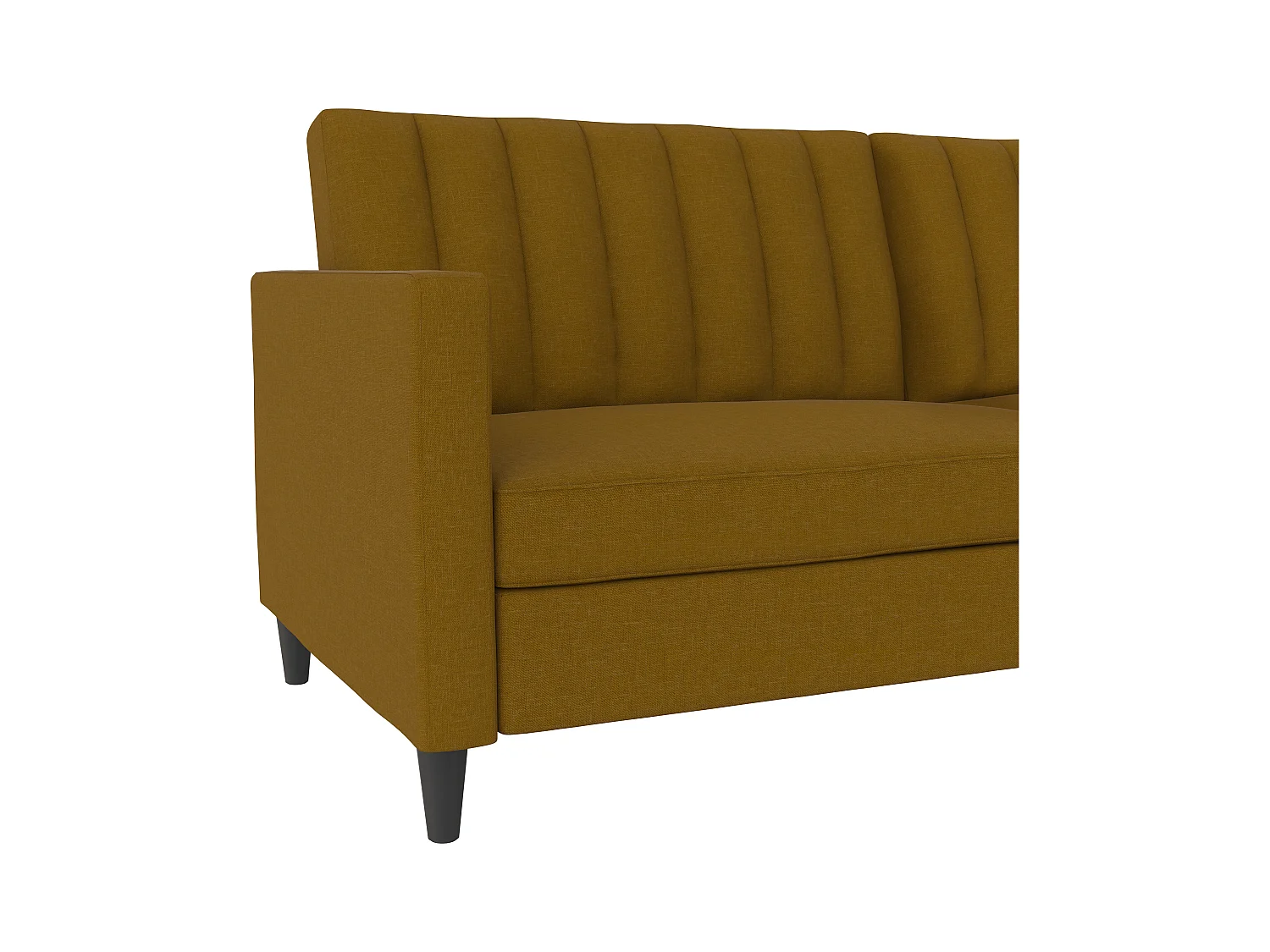 Celine | Canapé convertible 3 places en lin curry