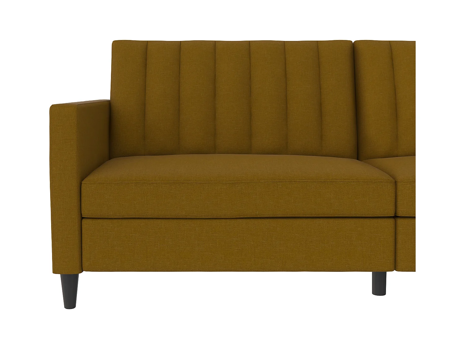 Celine | Canapé convertible 3 places en lin curry