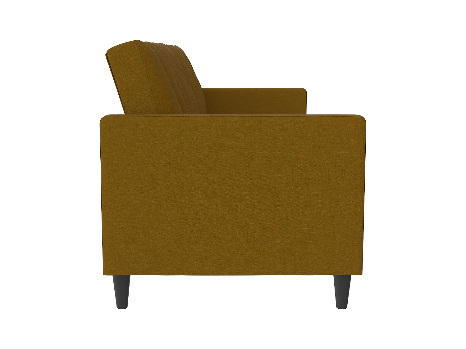 3-zits slaapbank in curry stof