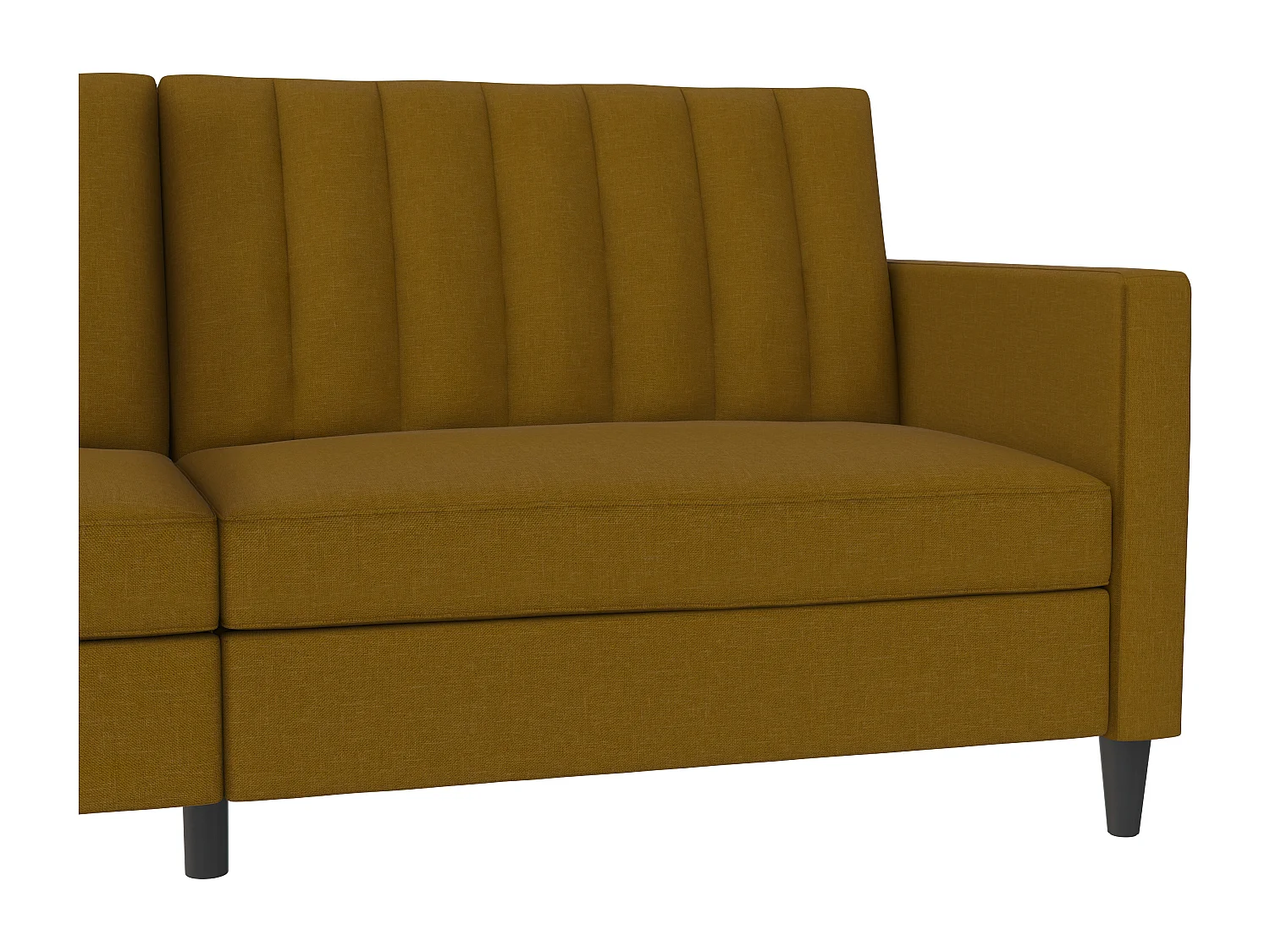 Celine | Canapé convertible 3 places en lin curry