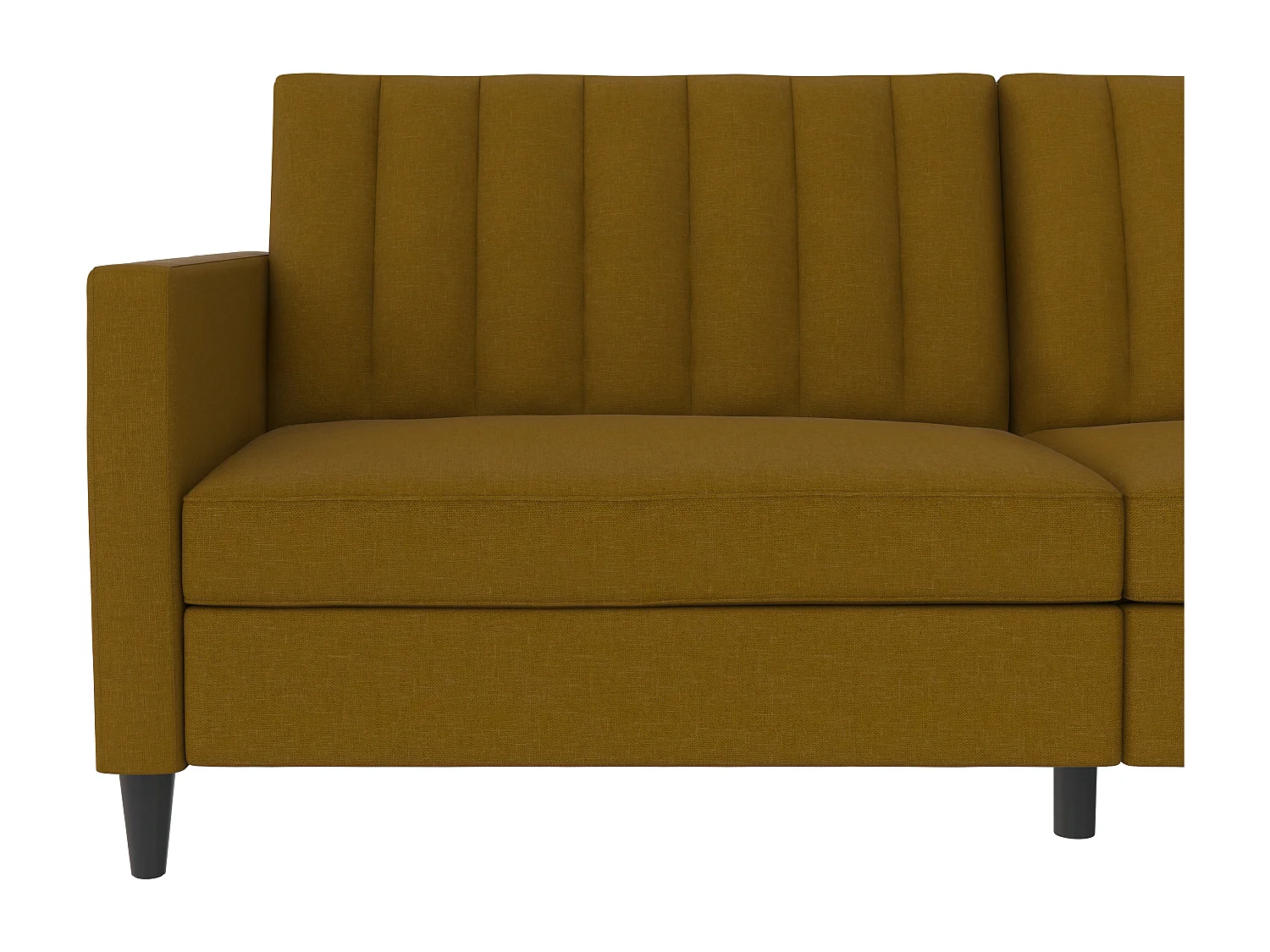 Celine | Canapé convertible 3 places en lin curry