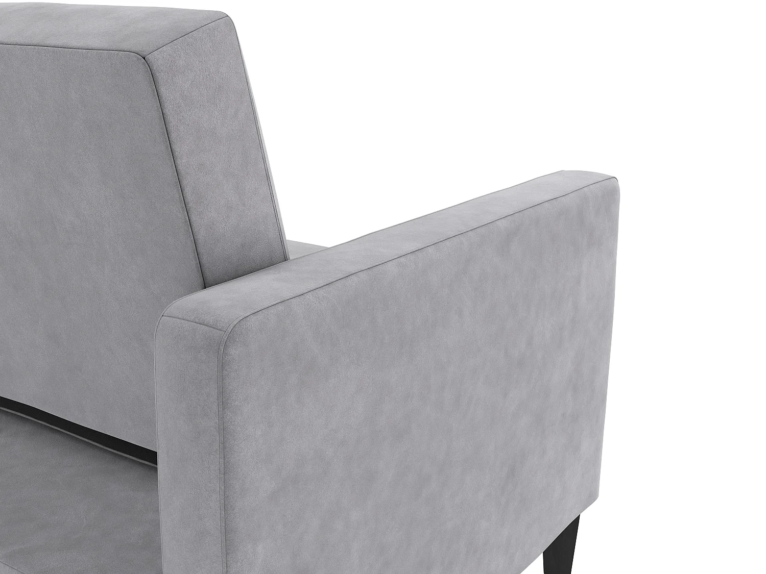 Celine | Canapé-lit 3 places avec méridienne en velours gris