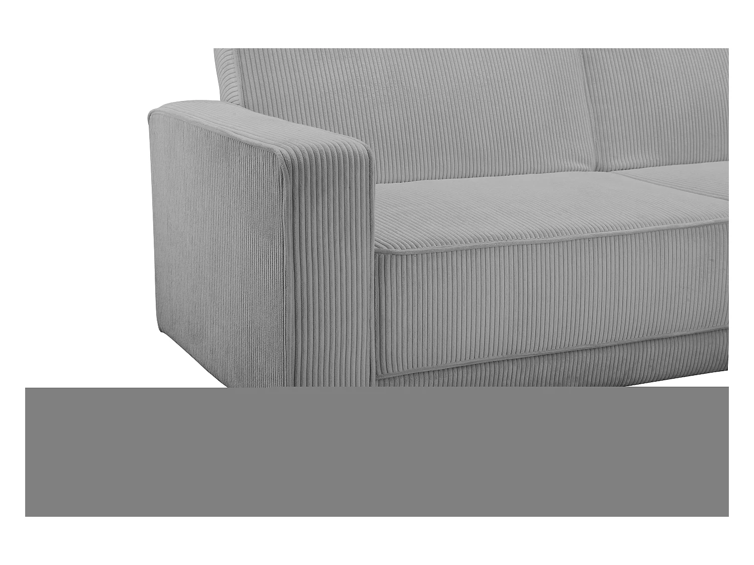 Allie | Sofabed 3 places en tissu gris Sofabed