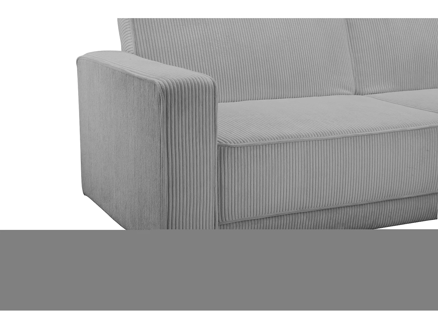 Allie | Sofabed 3 places en tissu gris Sofabed
