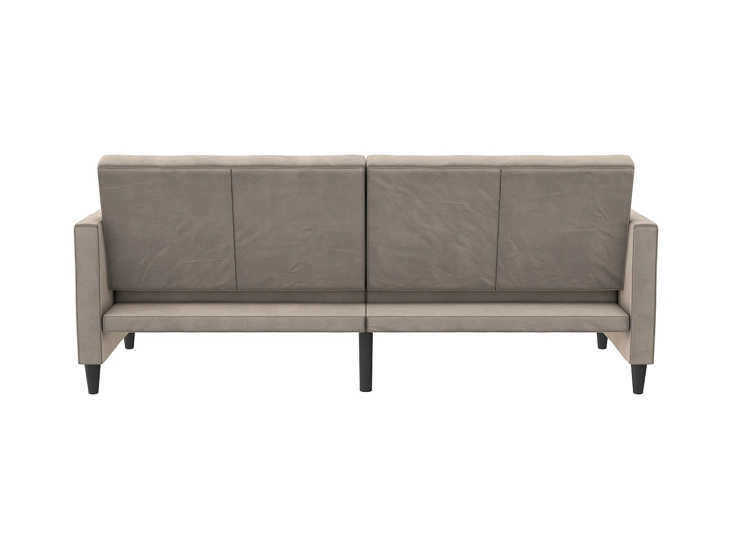 Celine | Canapé lit 3 places en velours taupe
