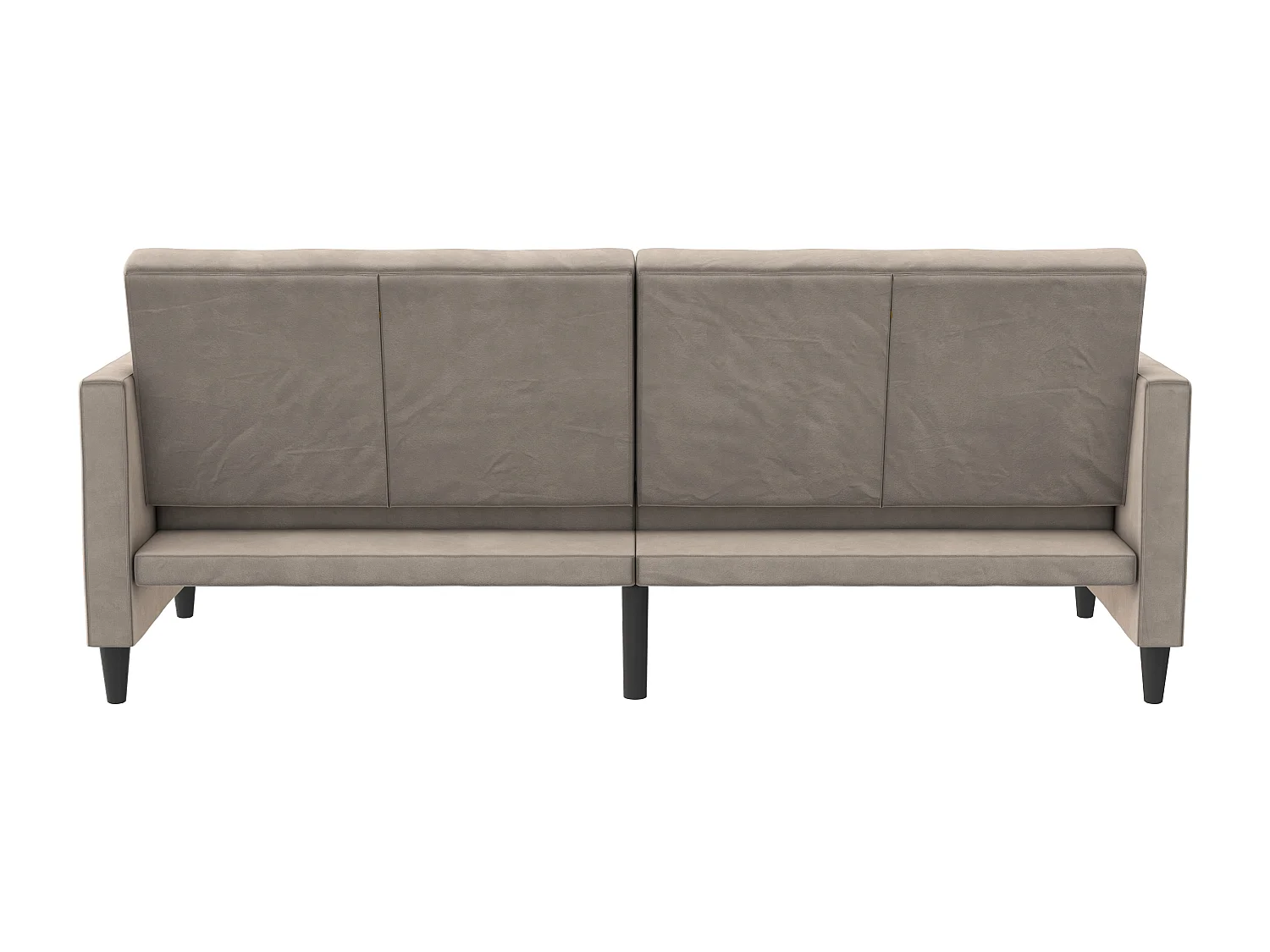 Celine | Canapé lit 3 places en velours taupe