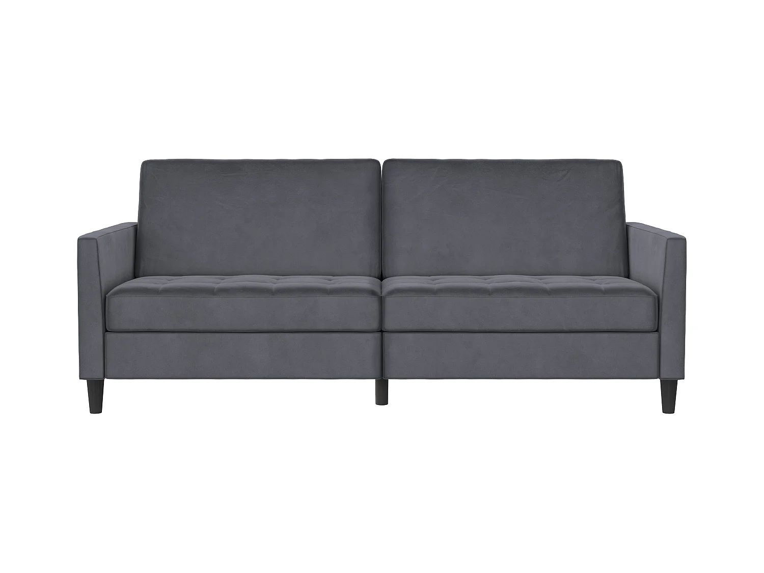 3-zits slaapbank in antraciet fluweel