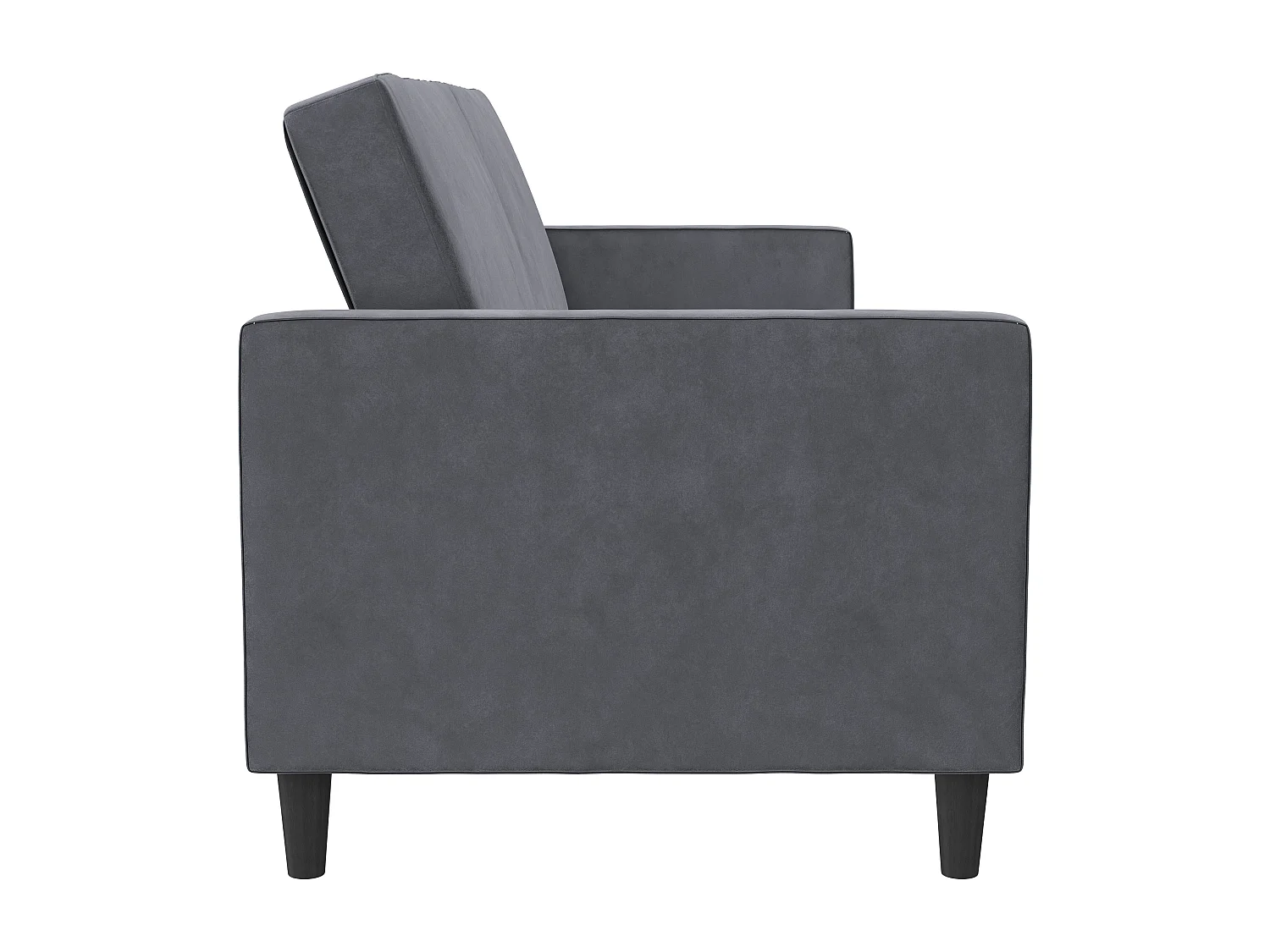 Presley | Canapé convertible 3 places en velours anthracite