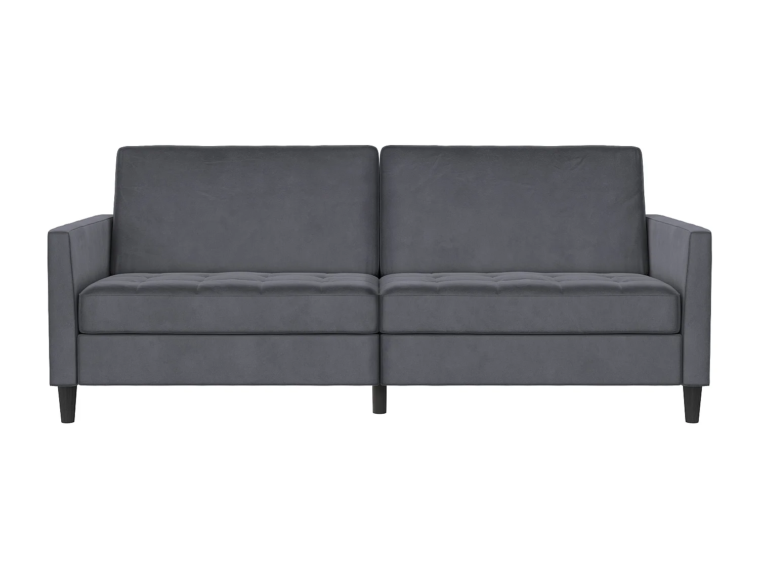 Presley | Canapé convertible 3 places en velours anthracite