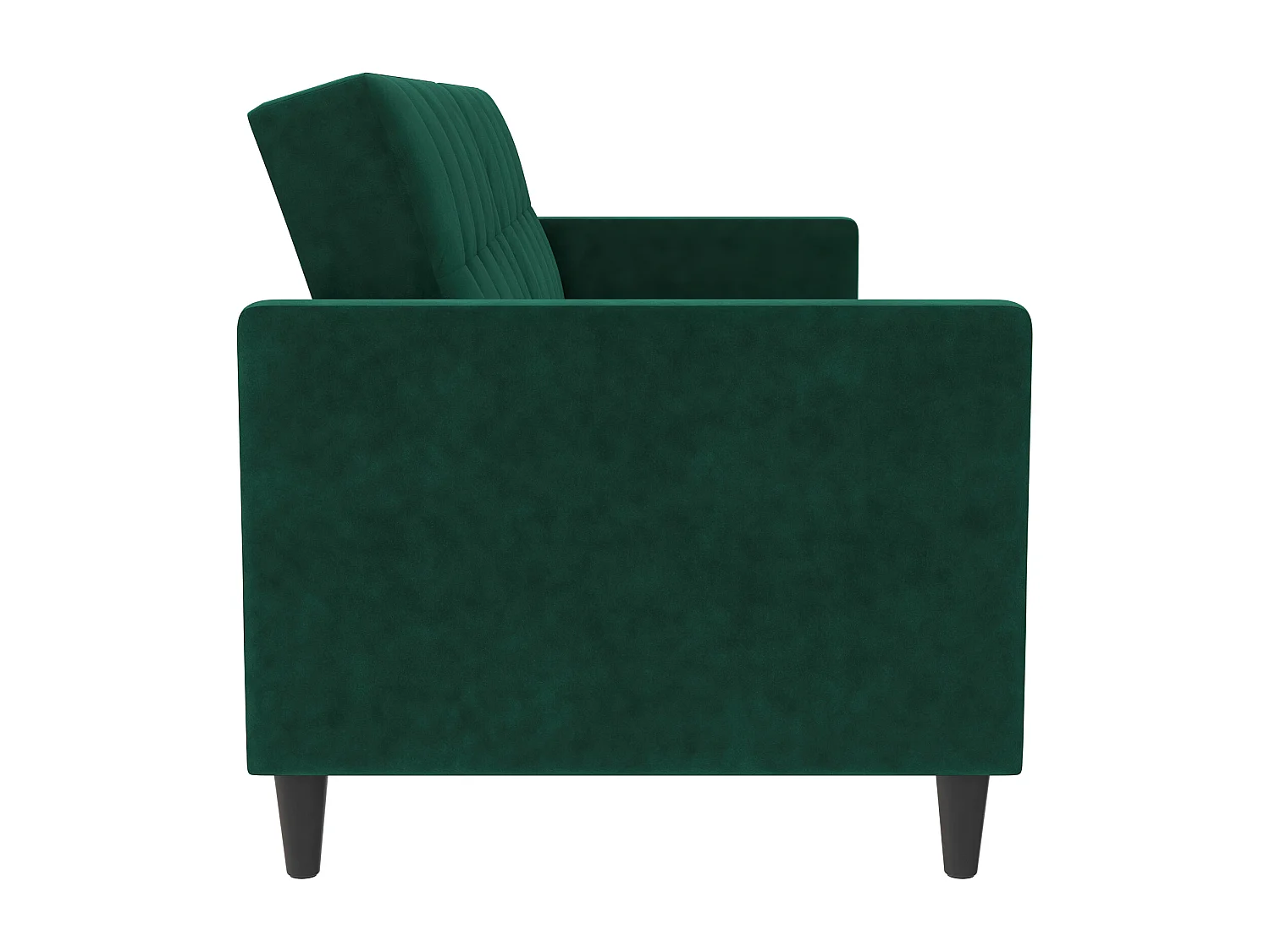 Hartford | Canapé lit 3 places en velours vert foncé