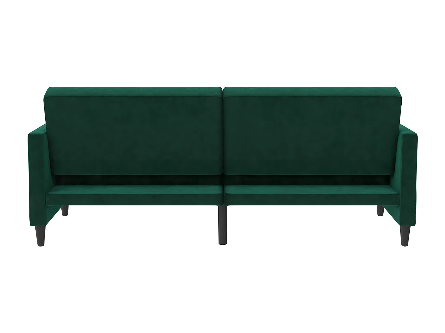 Hartford | Canapé lit 3 places en velours vert foncé