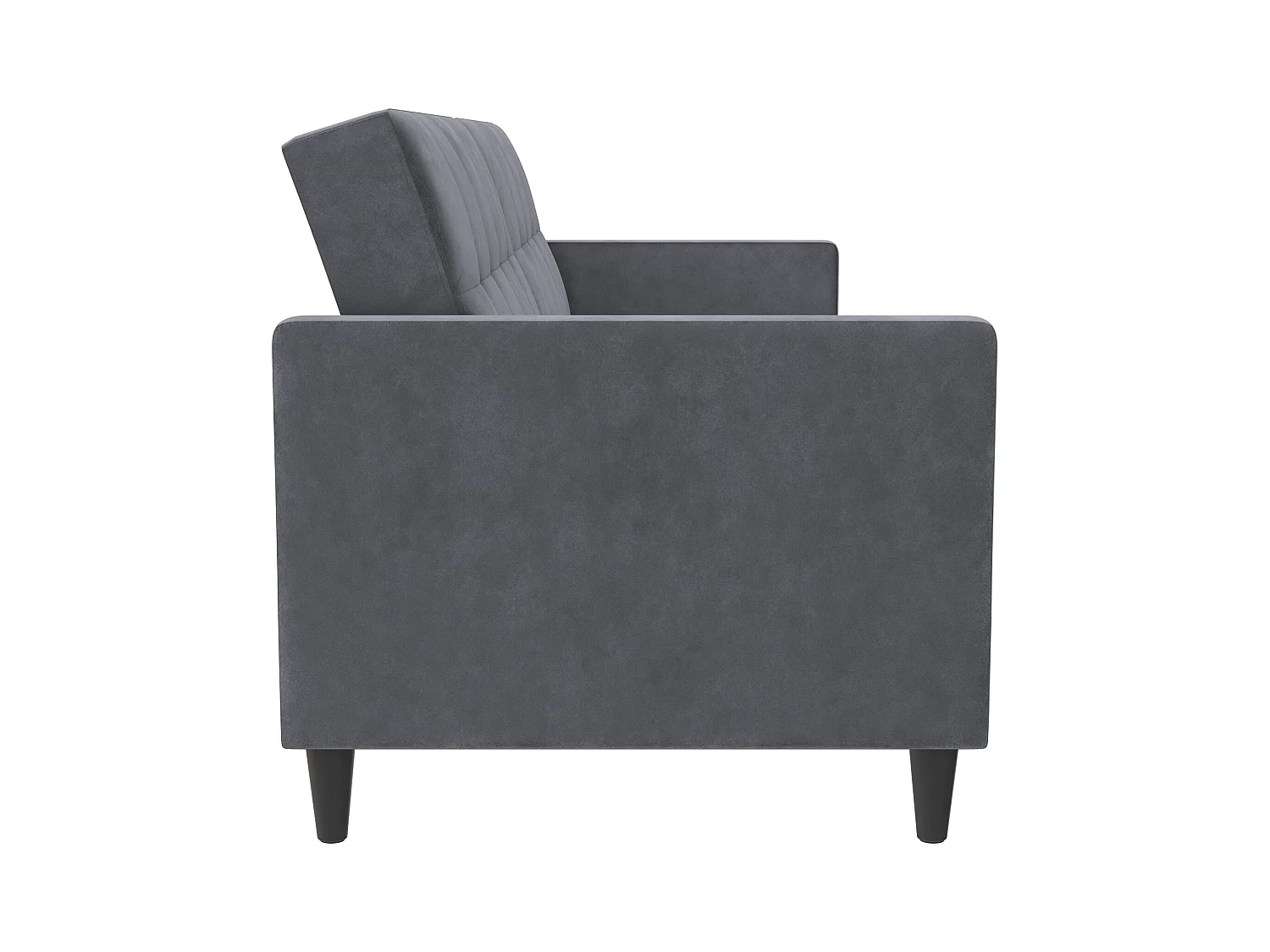 Hartford | Canapé convertible 3 places en velours anthracite