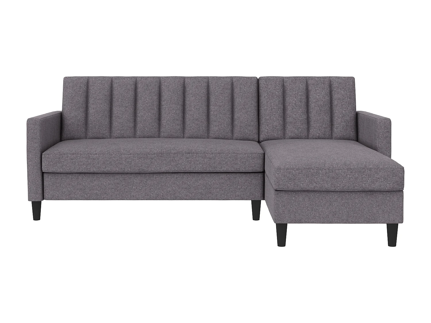 Celine | Canapé lit 3 places avec méridienne en lin gris