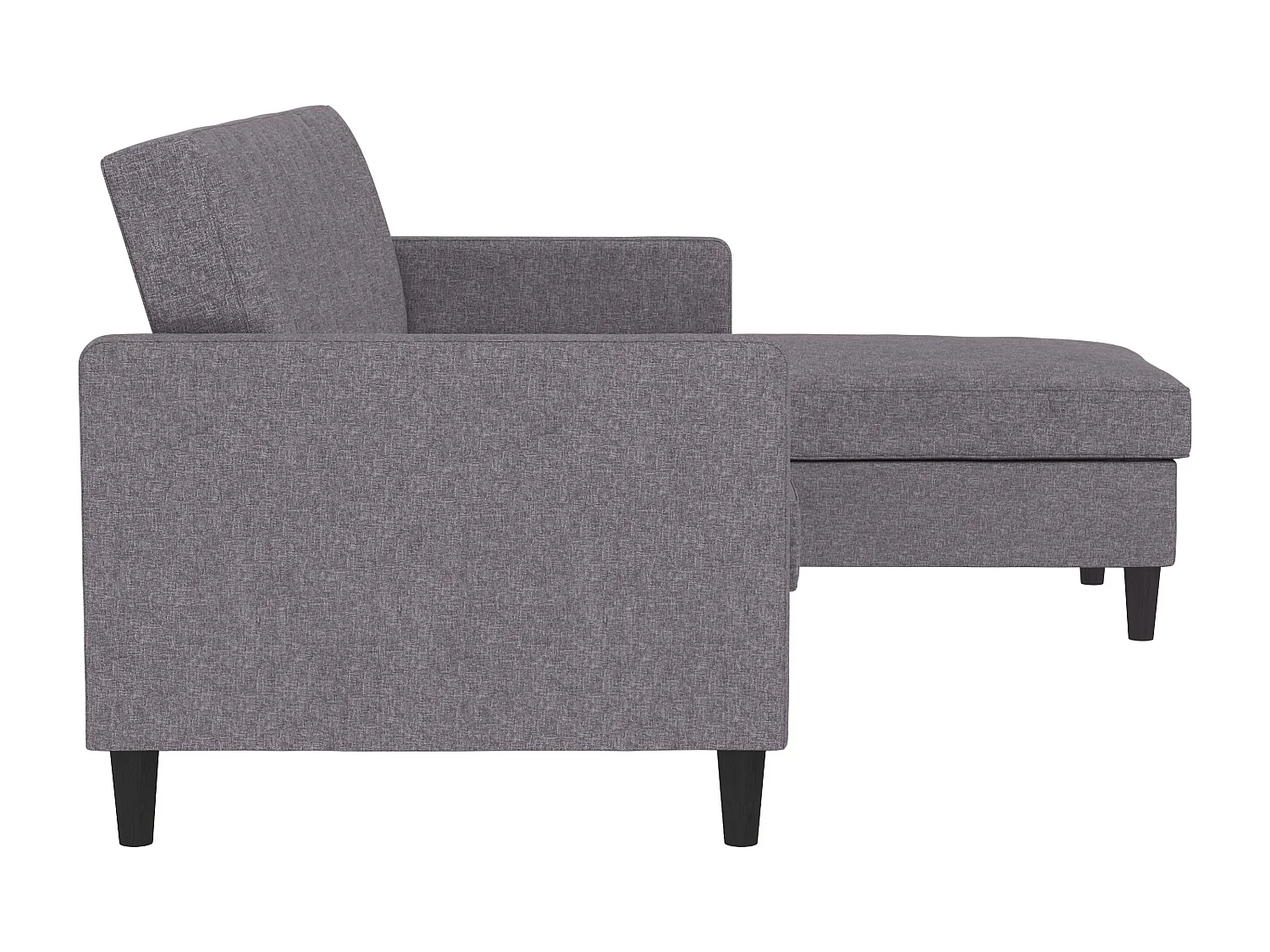 Celine | Canapé lit 3 places avec méridienne en lin gris