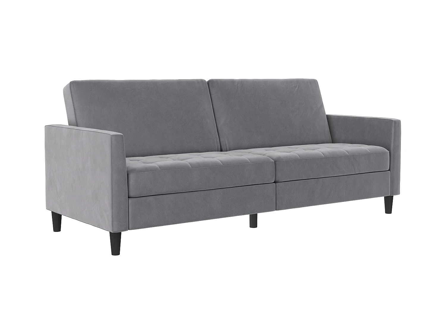 Presley | Canapé convertible 3 places en velours gris