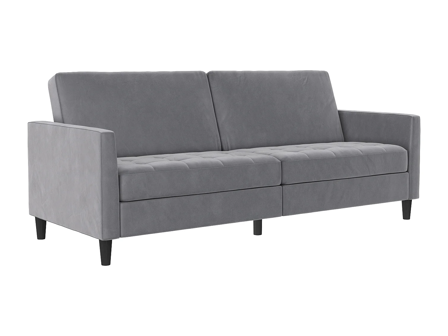 Presley | Canapé convertible 3 places en velours gris