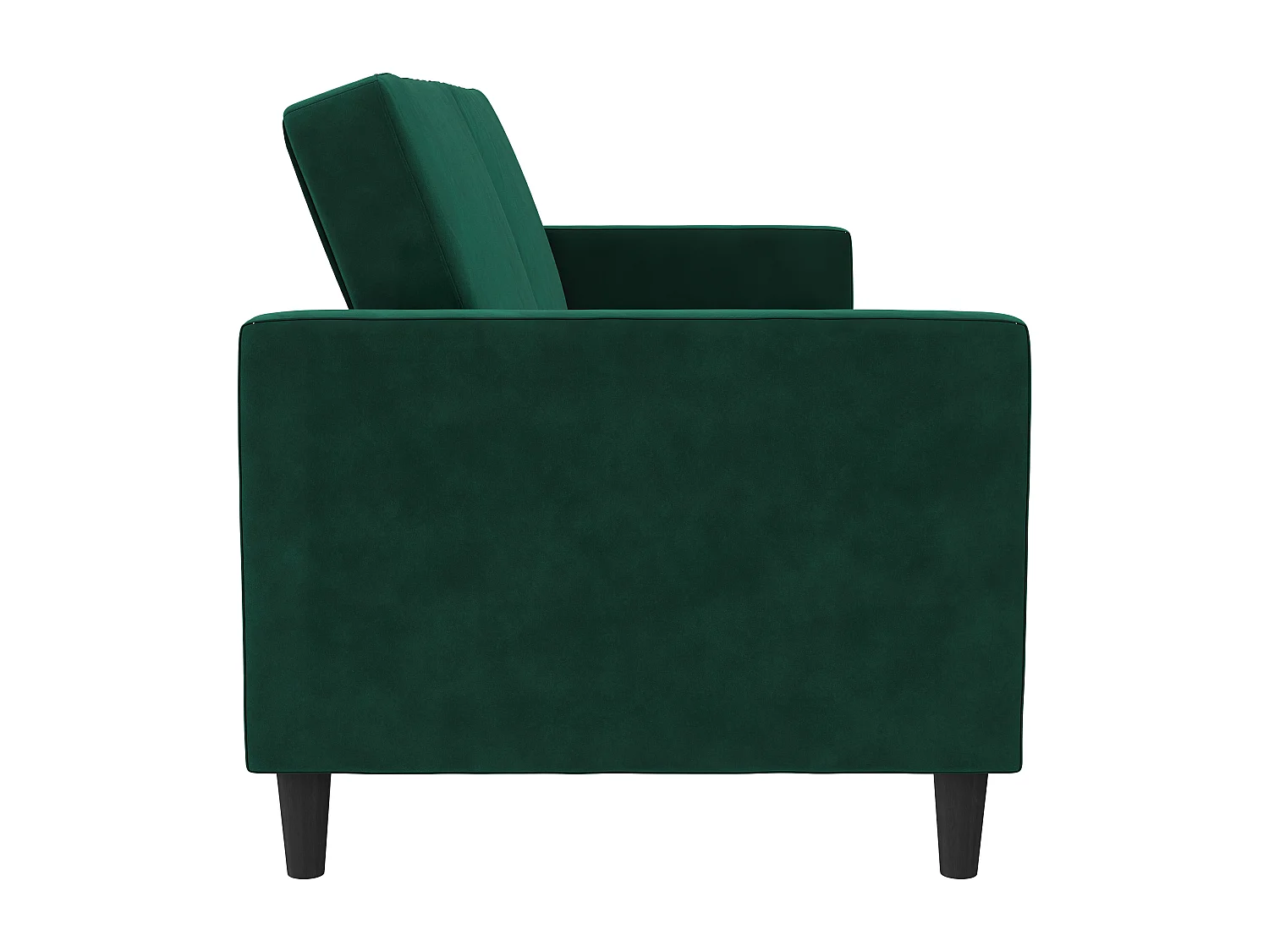 Presley | Canapé lit 3 places en velours vert foncé