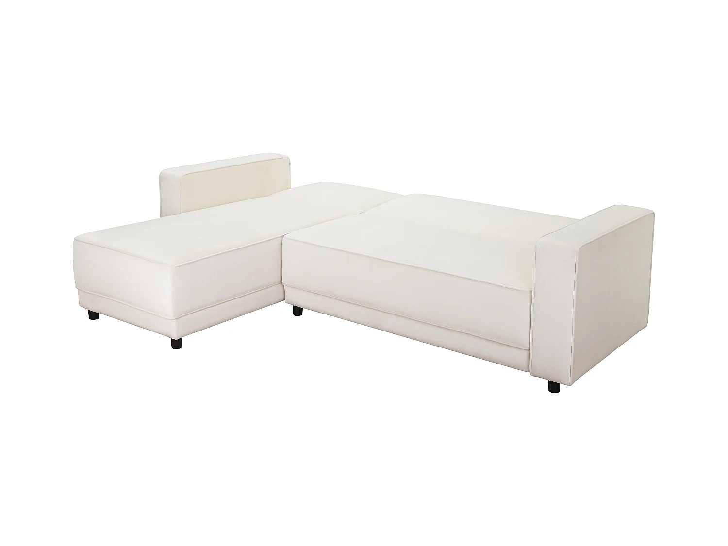 Allie | Sofabed L-Shape en velours crème