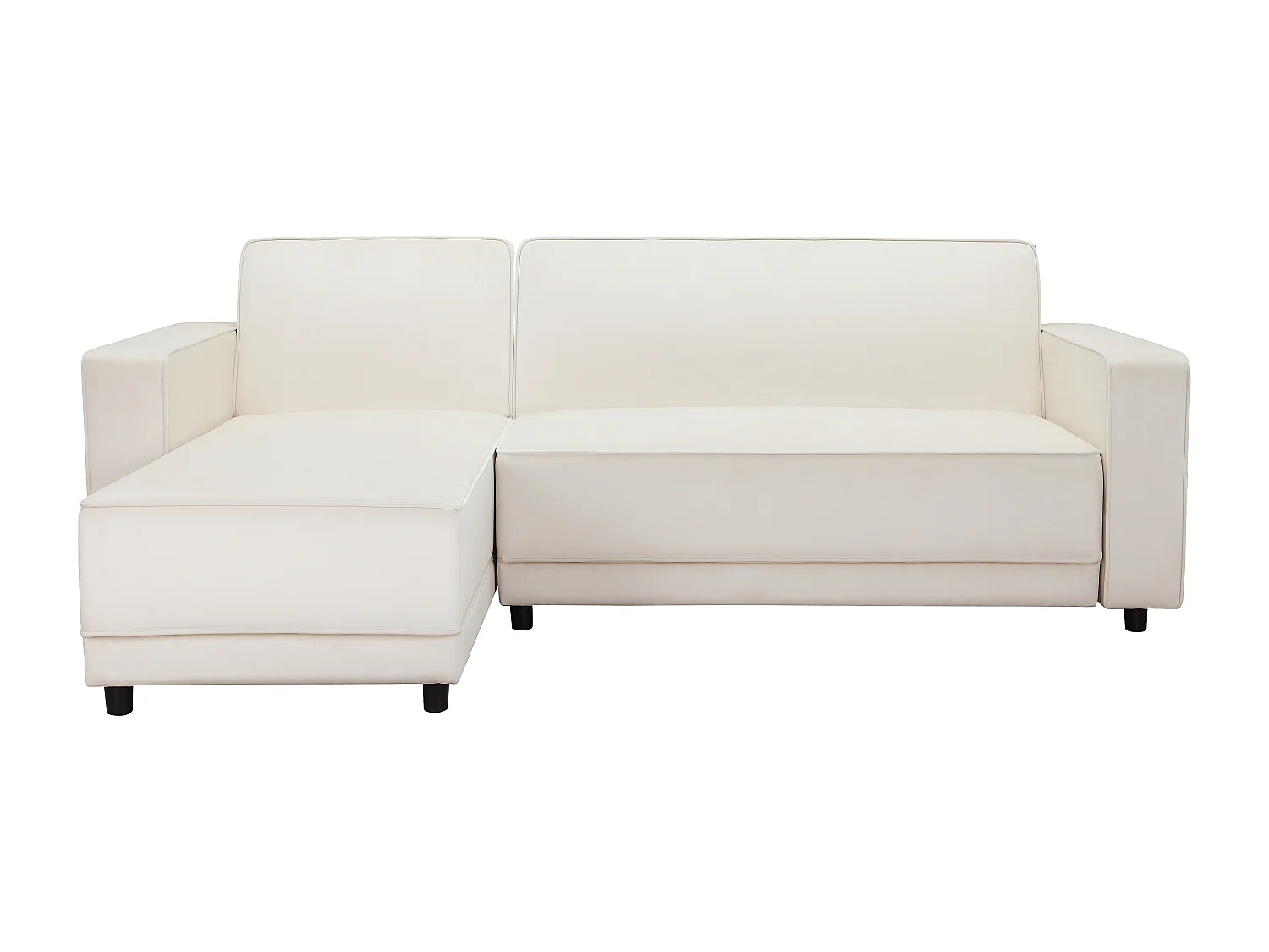 Allie | Sofabed L-Shape en velours crème