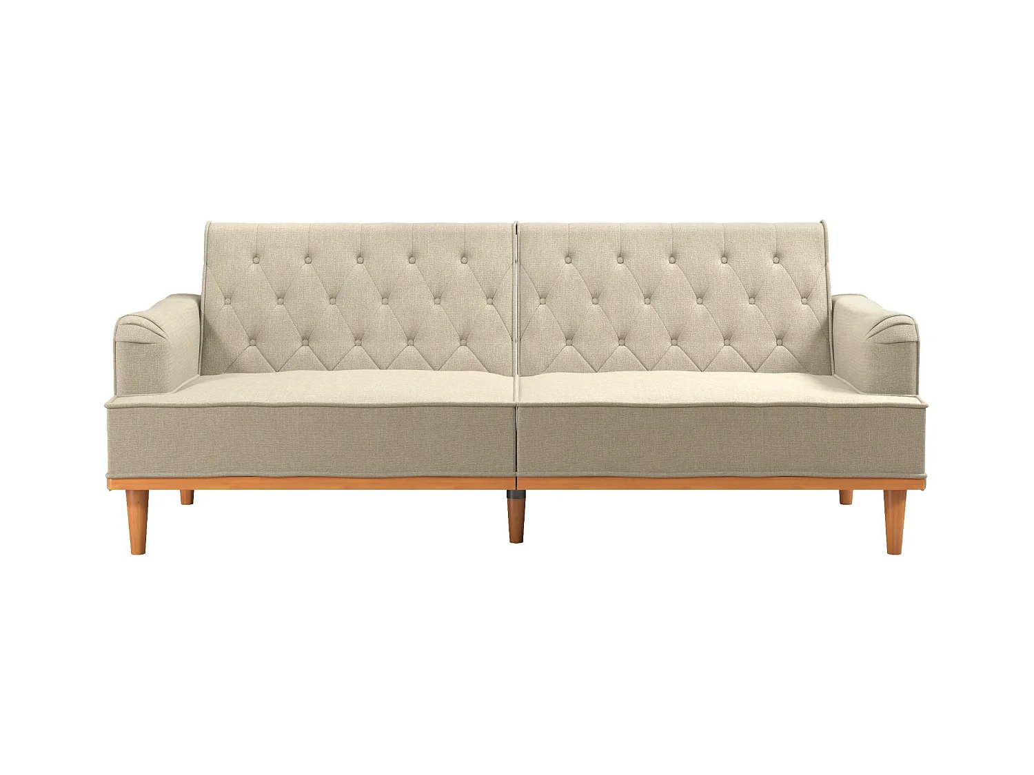 Stella | Canapé lit 3 places en lin tan