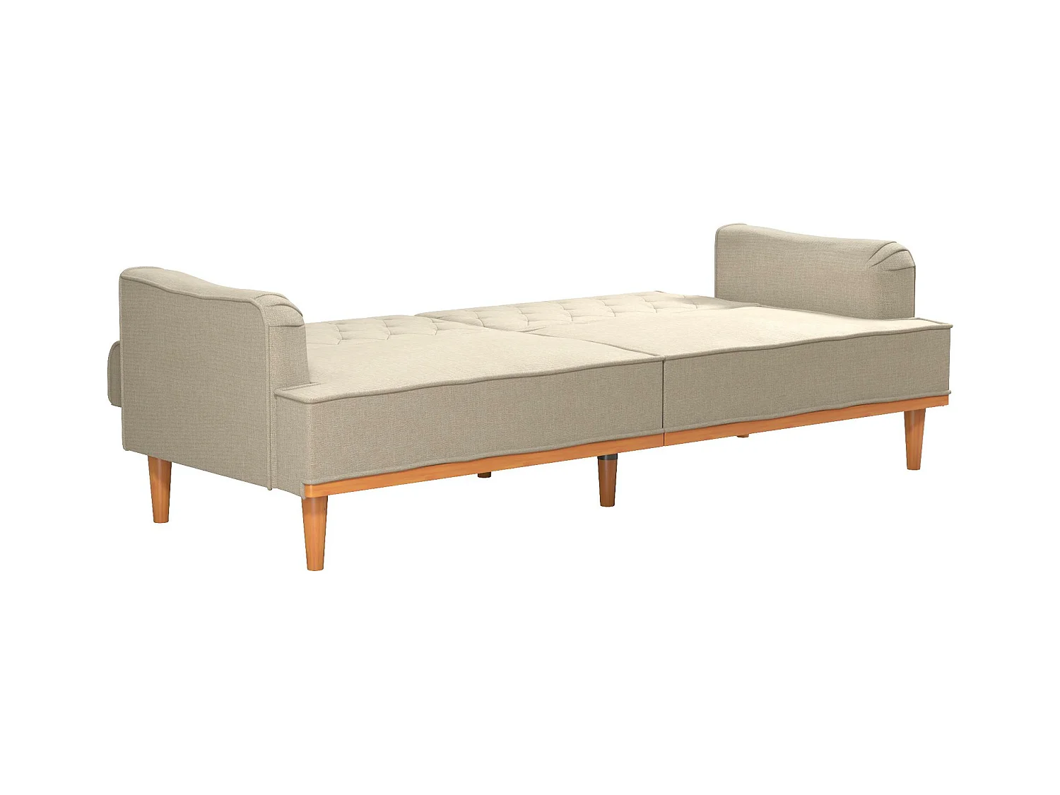 Stella | Canapé lit 3 places en lin tan