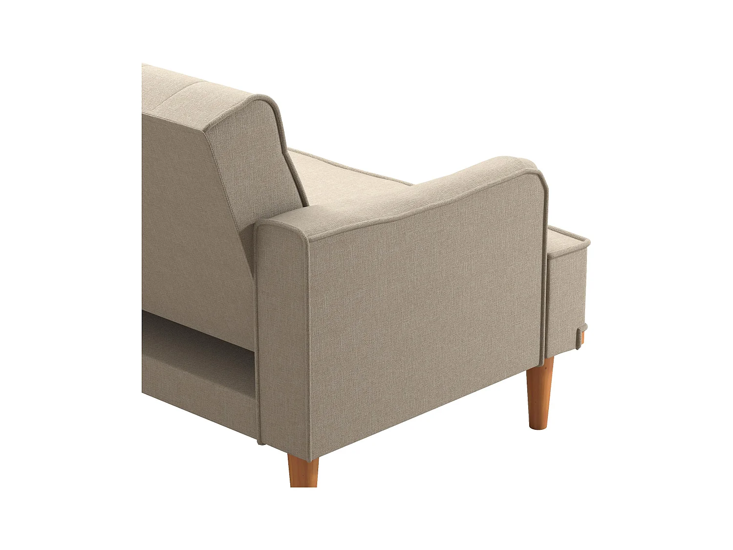 Stella | Canapé lit 3 places en lin tan