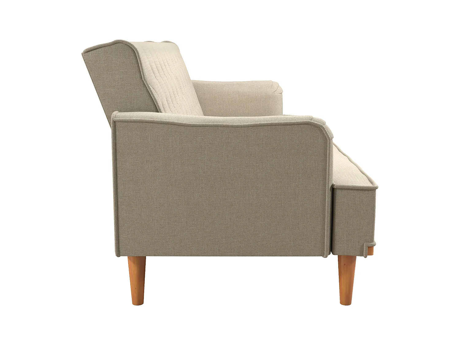 Stella | Canapé lit 3 places en lin tan