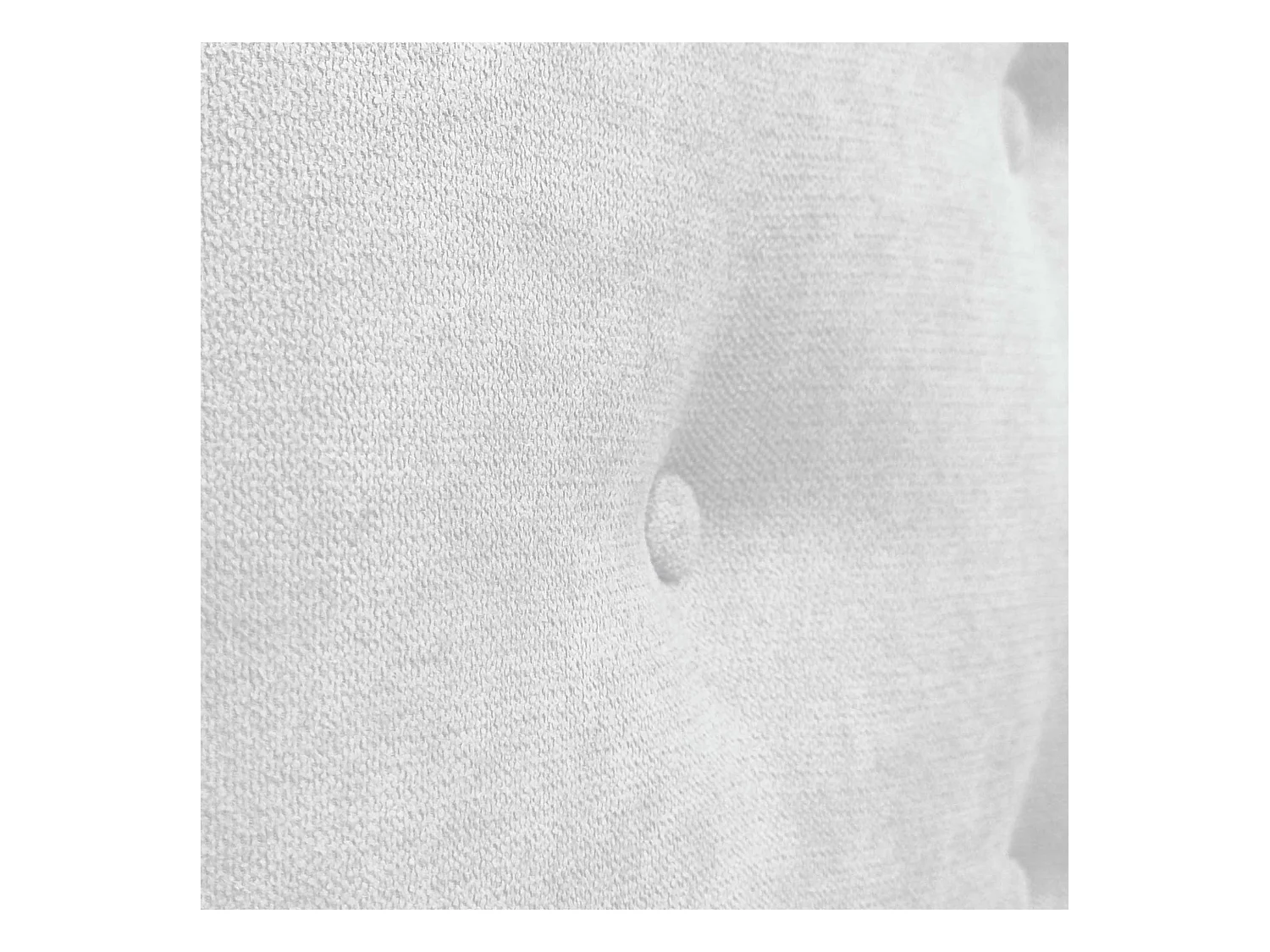 DHOME Tête de Lit en Tissu ACUALINE avec 3 Rangées Entrelacées de Boutons Tête de Lit Capitonnée de Luxe(Blanc, 220cm (2 pièces))