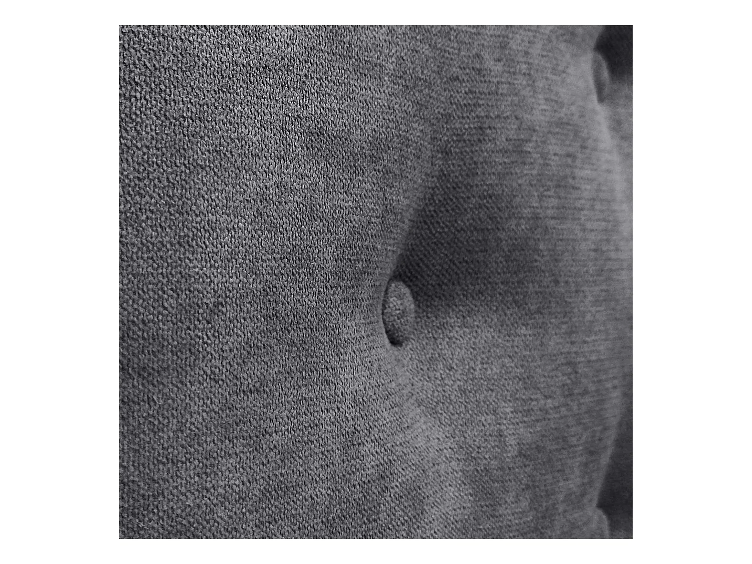 DHOME Tête de Lit en Tissu ACUALINE avec 3 Rangées Entrelacées de Boutons Tête de Lit Capitonnée de Luxe(Gris Ceniza, 180cm (2 pièces))