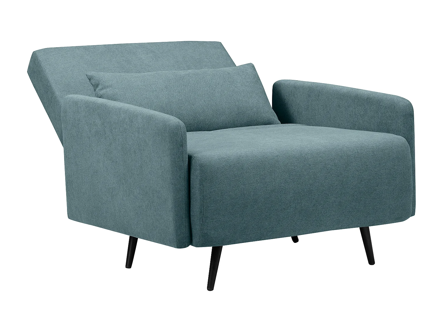 Mallory | Lit de jour avec accoudoirs en pétrole