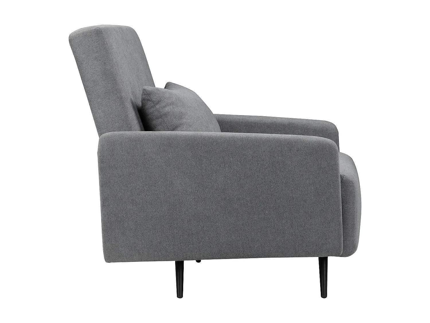 Mallory | Lit de jour avec accoudoirs en anthracite