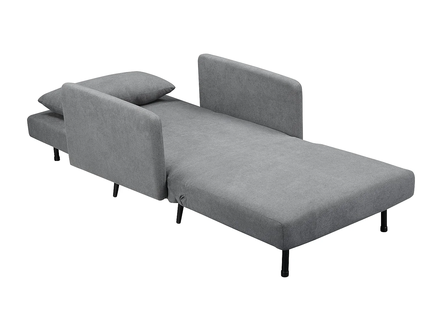 Mallory | Lit de jour avec accoudoirs en anthracite