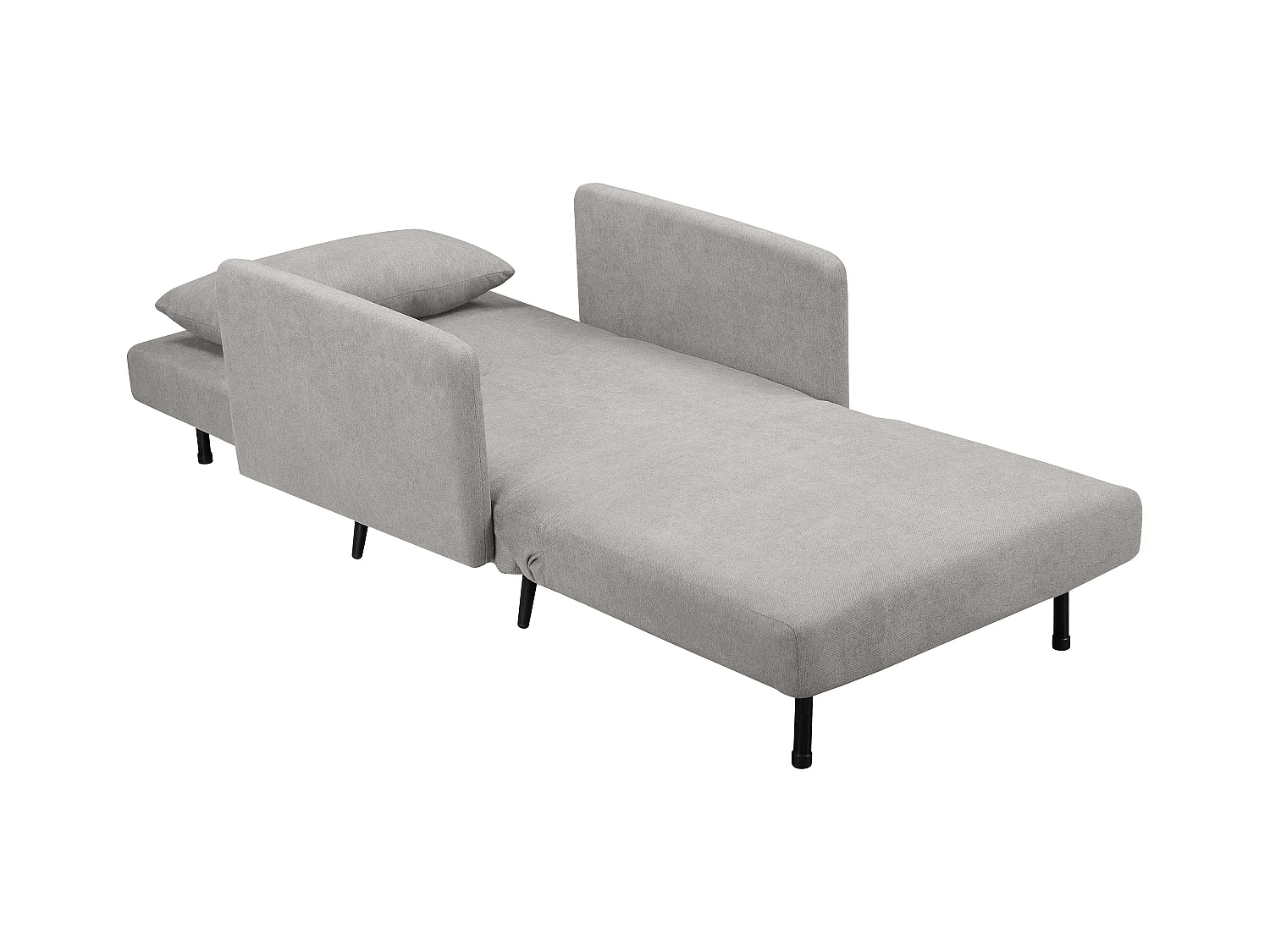 Mallory | Lit de jour avec accoudoirs en Gris