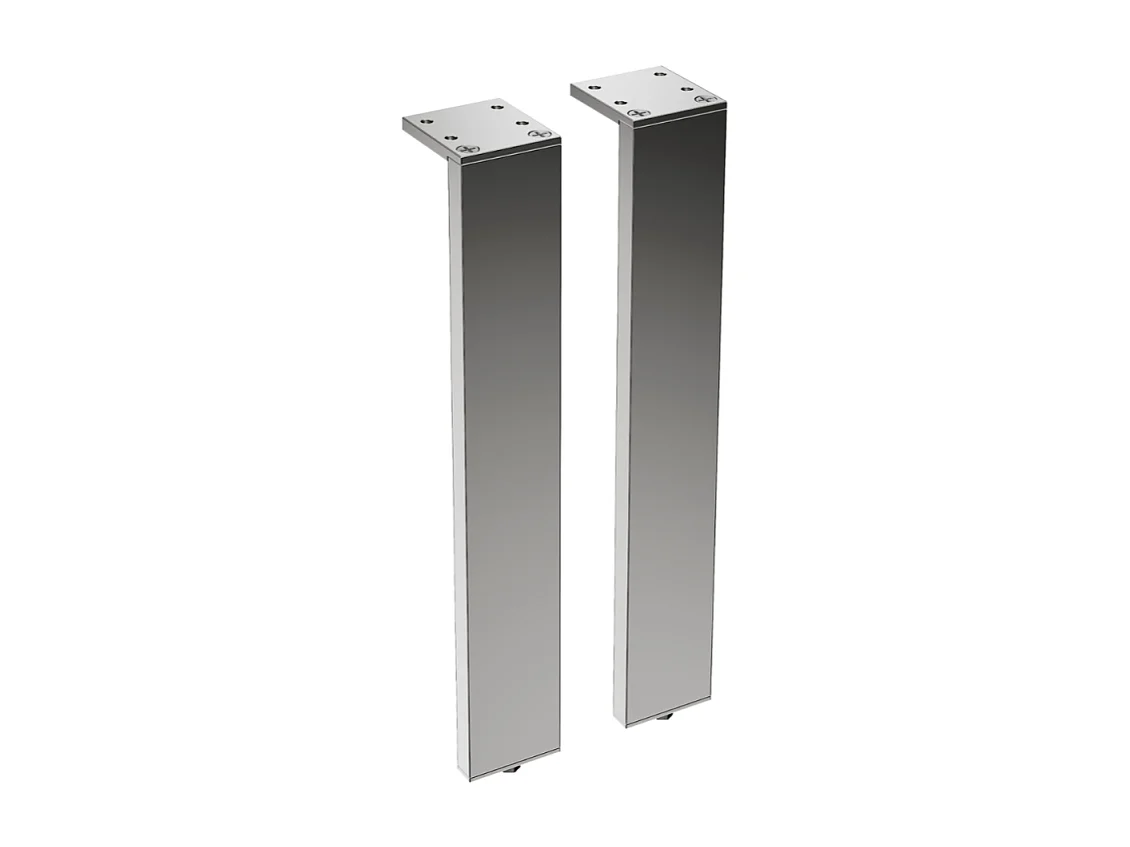 Pack meuble de salle de bain simple vasque BURGBAD Joline 100 cm blanc + colonne