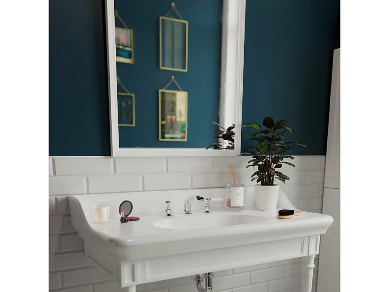 Miroir vertical salle de bain JACOB DELAFON Cléo 1889 Blanc Velours