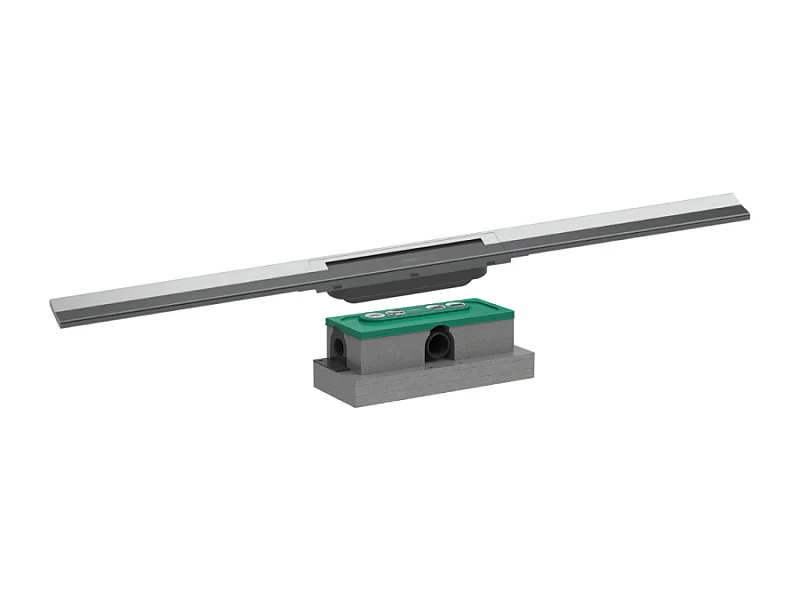 Caniveau de douche HANSGROHE RainDrain Flex 90 Chromé + Corps encastré standard