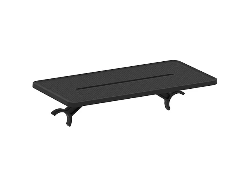 Tablette de douche JACOB DELAFON installation sur mitigeur de douche noir mat