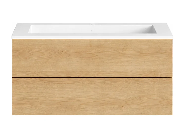 Meuble simple vasque BURGBAD Cosmo 120 cm chêne