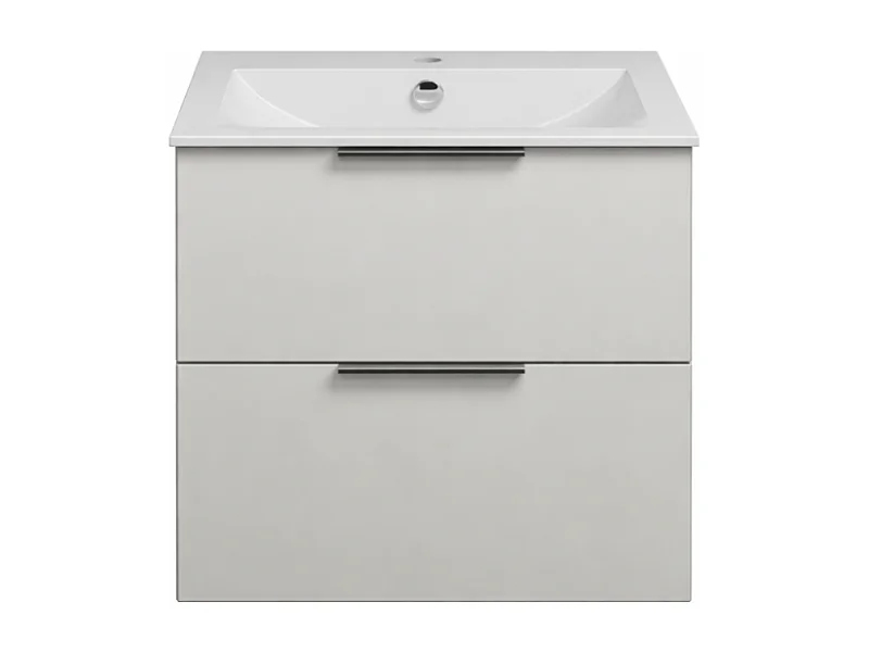 Meuble vasque 60 cm BURGBAD Olena blanc brillant