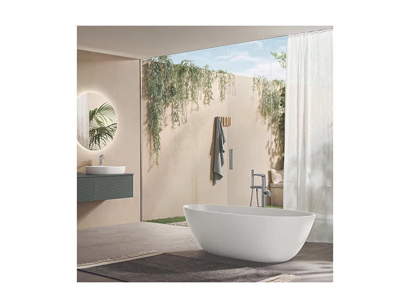 Baignoire ilot VILLEROY ET BOCH Antao quaryl blanc